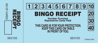 Bingo Receipt